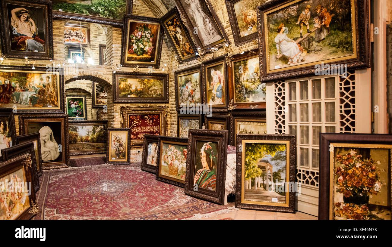 Iran, Shiraz, Bazaar Vakil Foto Stock