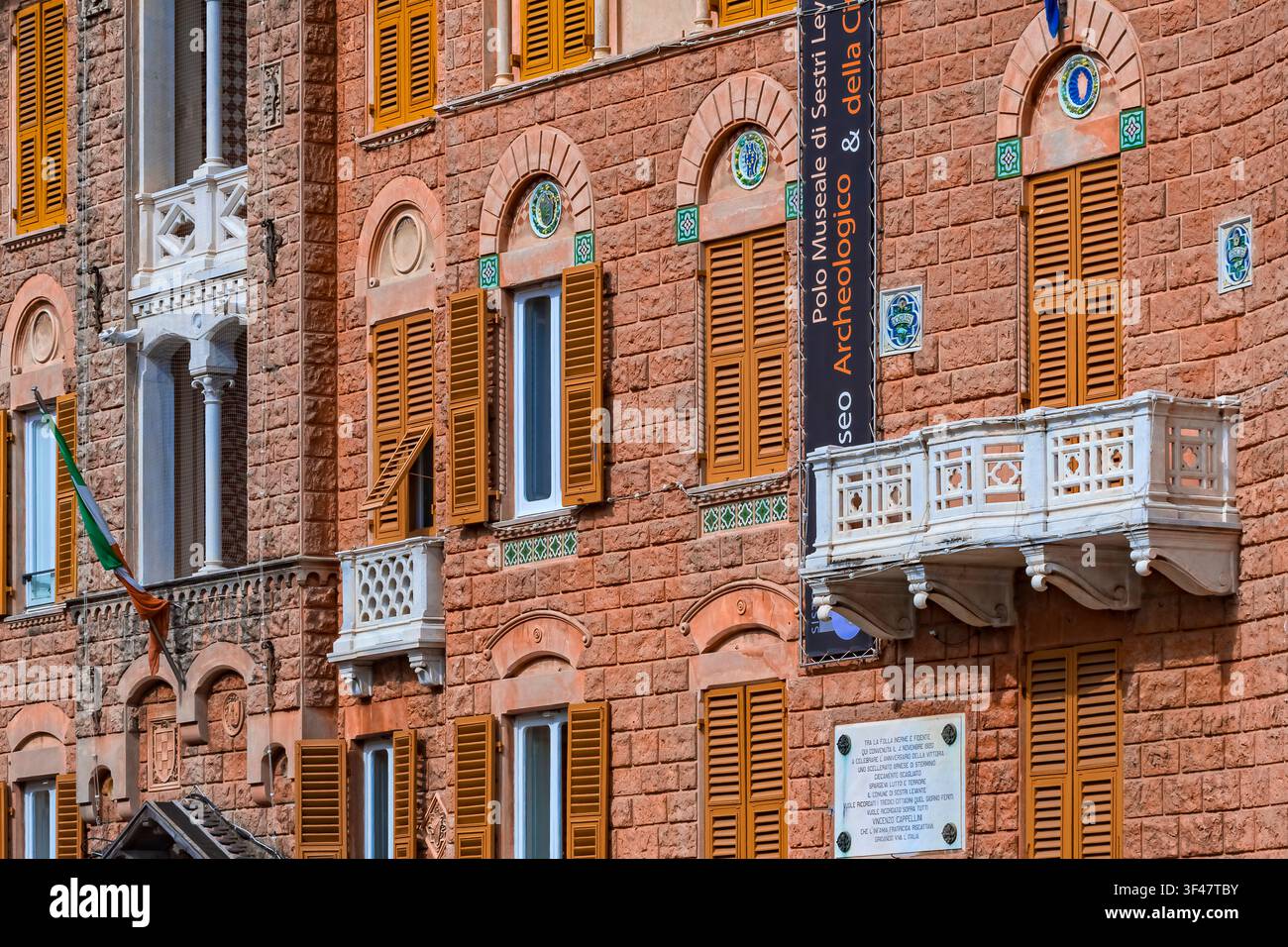 Italia Liguria Sestri Levante - Centro Storico - Palazzo Fasce, centro museale di Sestri Levante Foto Stock