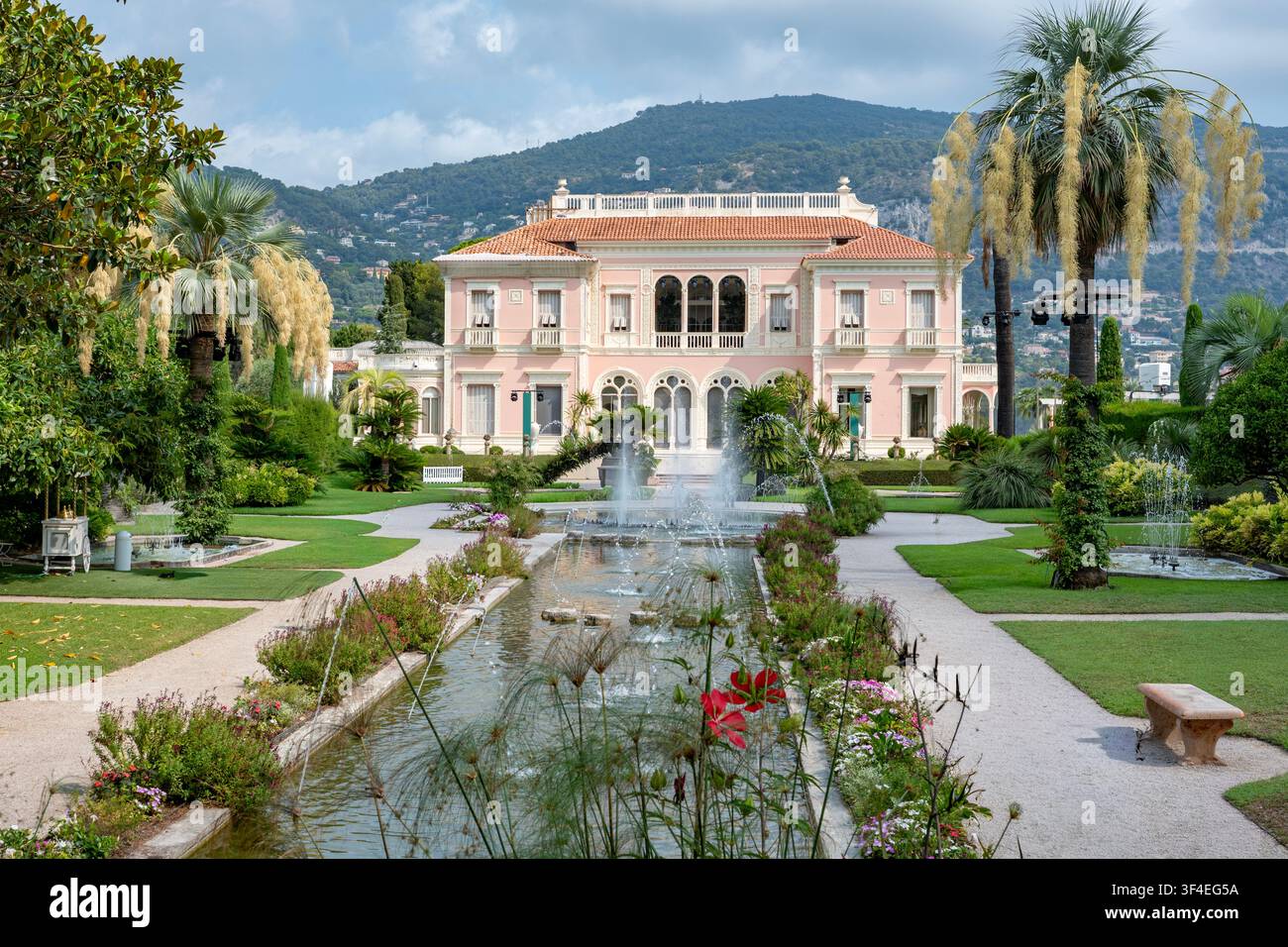 Villa Ephrussi de Rothschild, Saint-Jean-Cap-Ferrat, Provenza-Alpi-Costa Azzurra, Francia Foto Stock