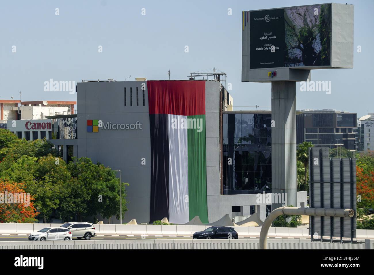 Edificio Microsoft Office, Dubai, Emirati Arabi Uniti, UAE Foto Stock