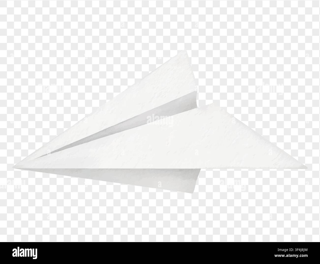 Aereo di carta acquerellato per un'attività scolastica divertente, vettore. Illustrazione Vettoriale
