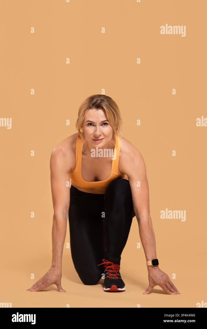 Stile di vita sano, sport, allenamento cardiovascolare e motivazione Foto Stock