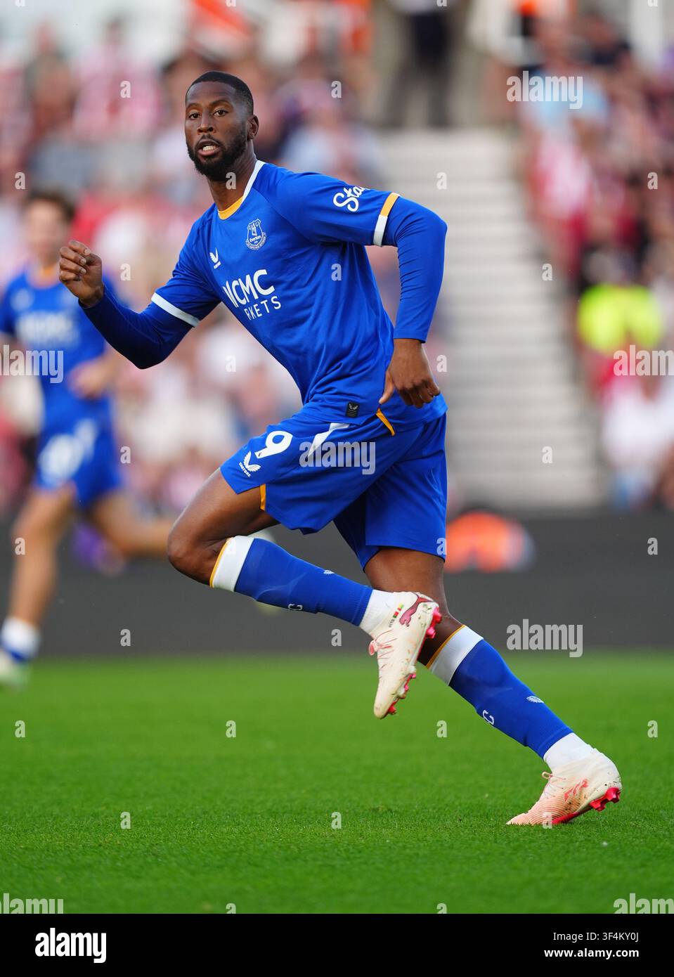 Beto dell'Everton durante la partita amichevole di pre-stagione al Bet 365 Stadium, Stoke-on-Trent. Data della foto: martedì 28 luglio 2026. Foto Stock