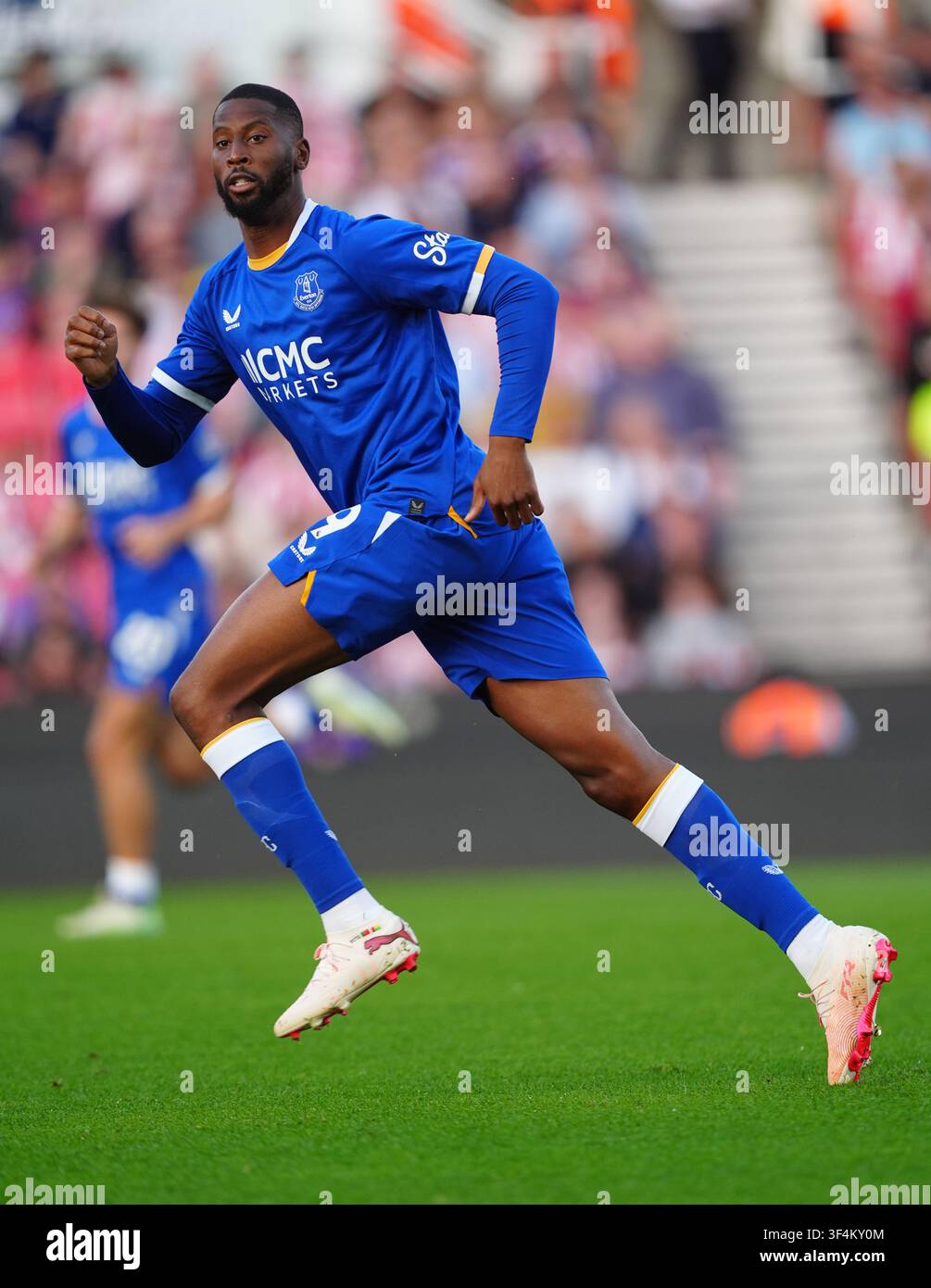Beto dell'Everton durante la partita amichevole di pre-stagione al Bet 365 Stadium, Stoke-on-Trent. Data della foto: martedì 28 luglio 2026. Foto Stock
