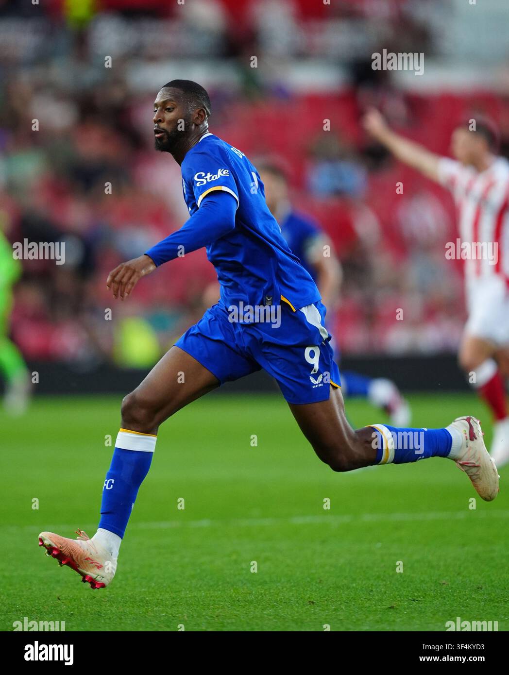 Beto dell'Everton durante la partita amichevole di pre-stagione al Bet 365 Stadium, Stoke-on-Trent. Data della foto: martedì 28 luglio 2026. Foto Stock