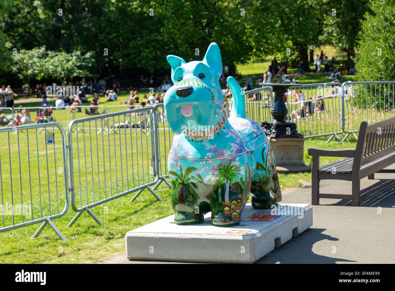 Kibble – The Greenhouse Scottie di Rose Kendall, Glasgow Botanic Gardens, Glasgow, Scozia Foto Stock