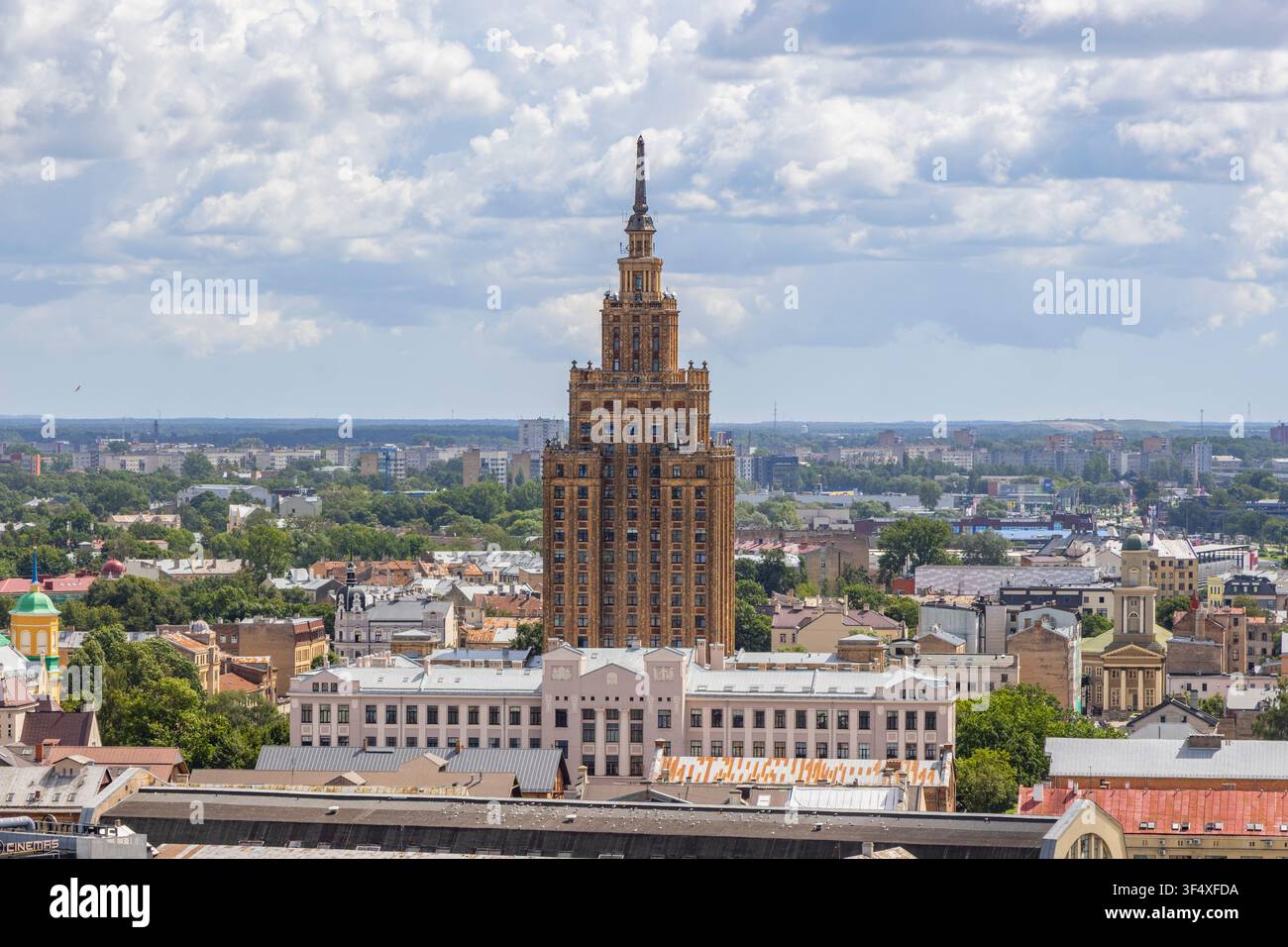 Accademia lettone di Scienze edificio a riga, Lettonia Foto Stock