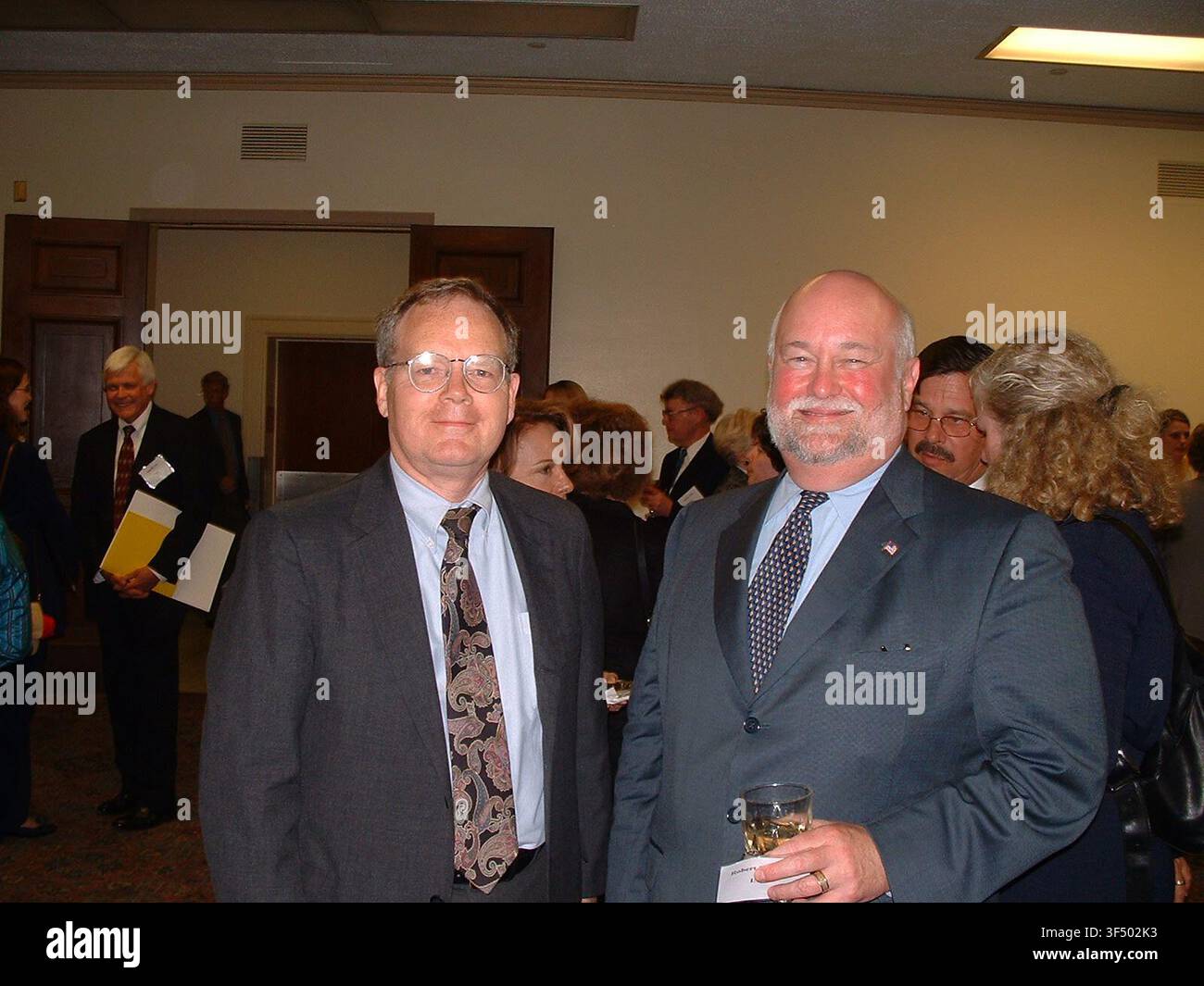 Bob Molyneux e Bob Martin al Legislative Day dell'American Library Association, una fotografia dai Registri dei Comitati, delle Commissioni e dei Consigli Temporanei, relativa alle attività della commissione e al personale. Foto Stock