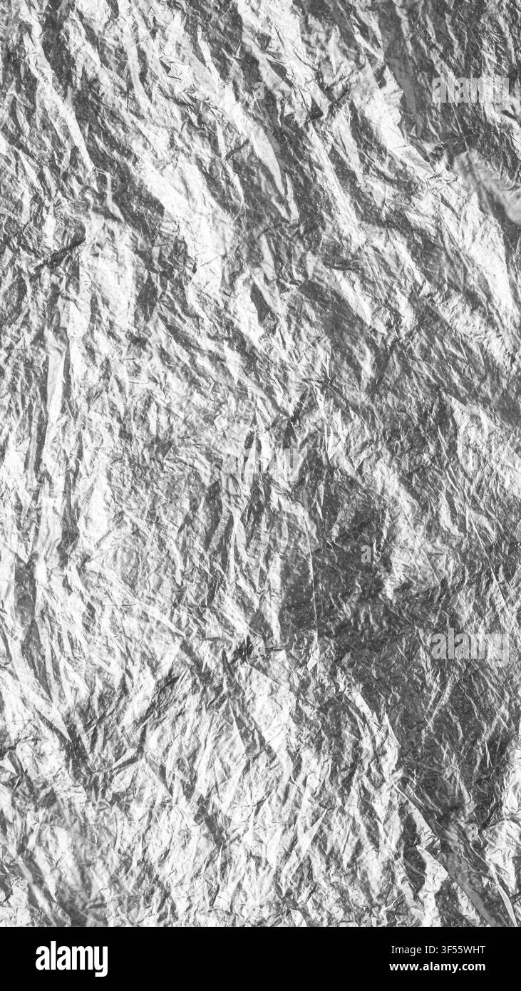 Sfondo texture plastica industriale materiale grigio rugoso verticale Foto Stock