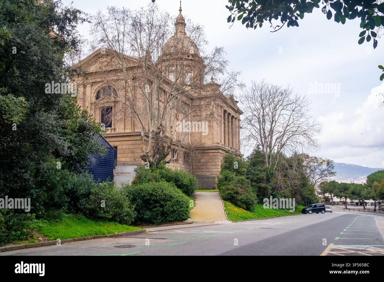 Museo nazionale d'arte della Catalogna a Barcellona, Spagna. Palazzo nazionale delle arti a Barcellona. Viaggi Foto Stock
