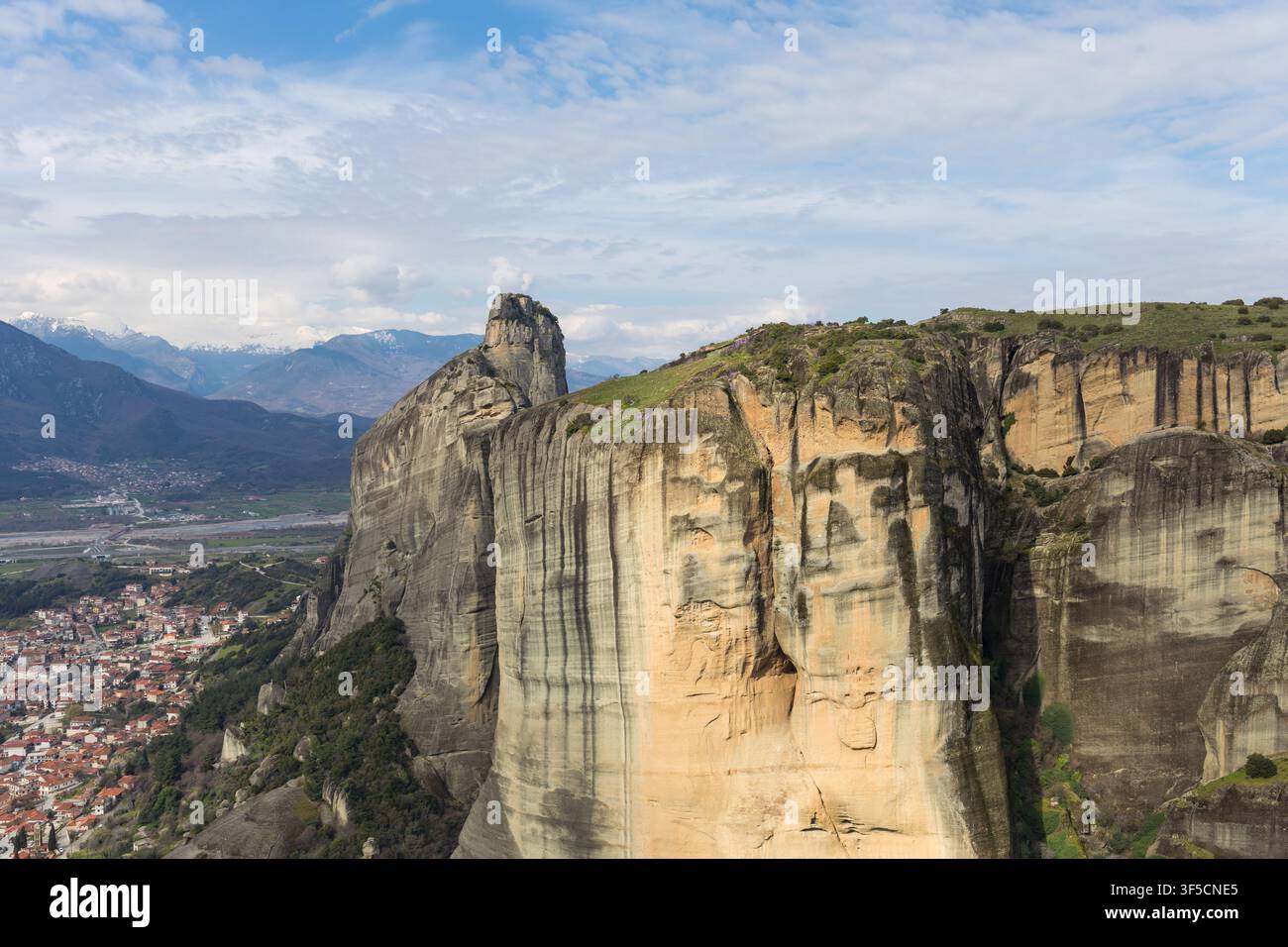 Formazioni rocciose delle Meteore, Tessaglia, Grecia Foto Stock