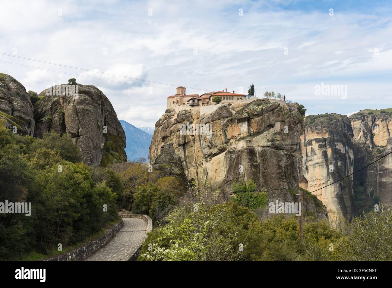 Santa Trinità Monastero di Meteora, Grecia Foto Stock