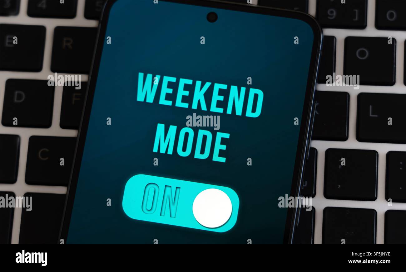 Modalità weekend Foto Stock
