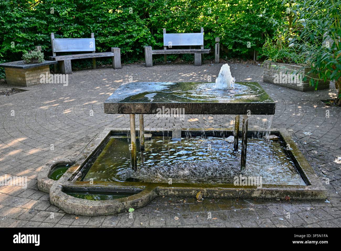 Giardino sensoriale di Boston Square a Hunstanton, Norfolk, Regno Unito Foto Stock