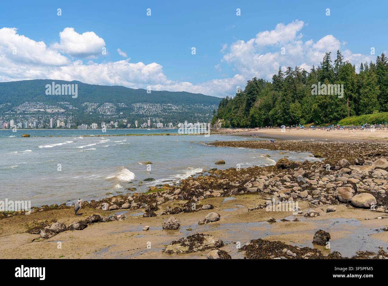 English Bay Third Beach Vancouver Foto Stock