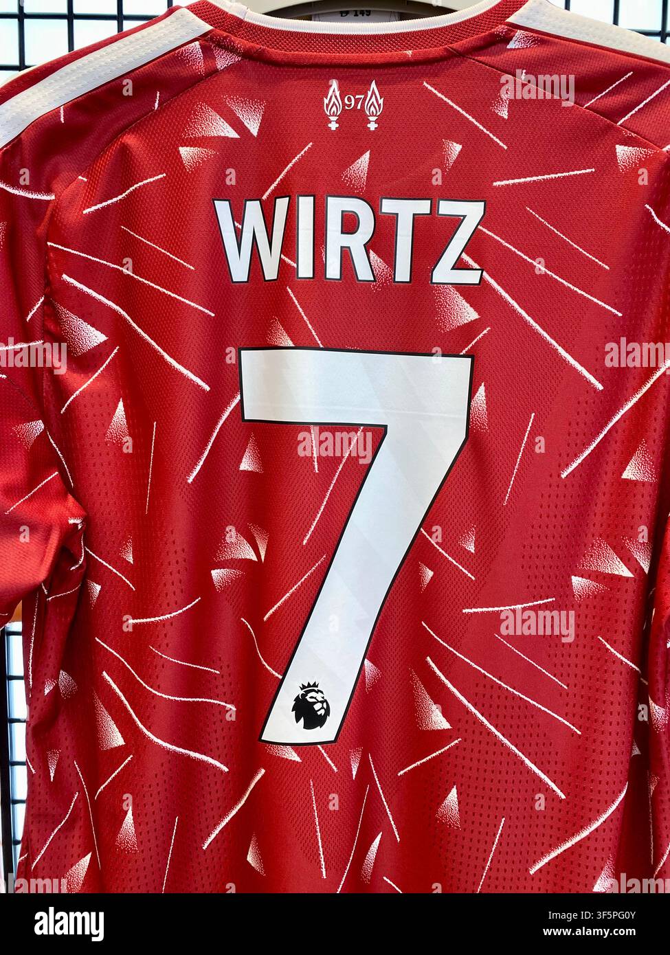 Flrian Wirtz Maglia casalinga Liverpool 2026/27 Foto Stock