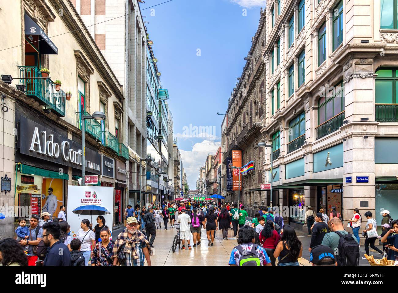 Viale Francisco I. Madero a Città del Messico Foto Stock