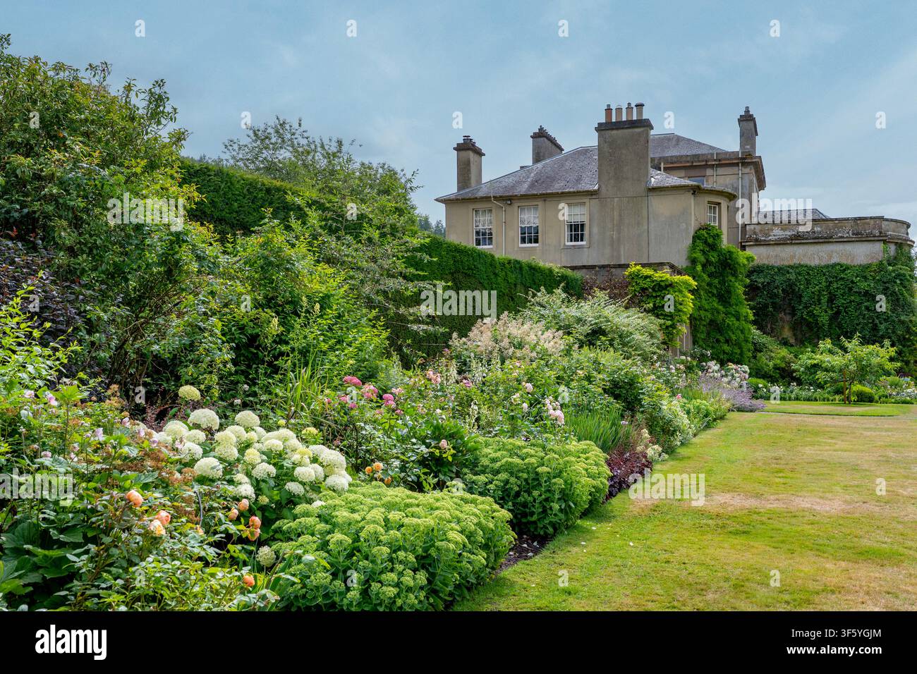 Carolside House e Giardini, Earlston, Confini Scozzesi, Scozia Foto Stock