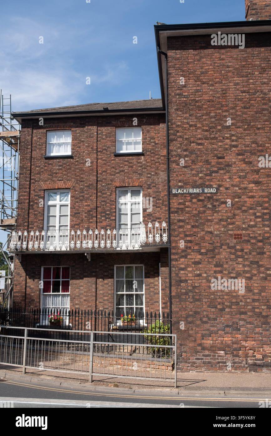 Edificio su Blackfriars Road a Kings Lynn Foto Stock