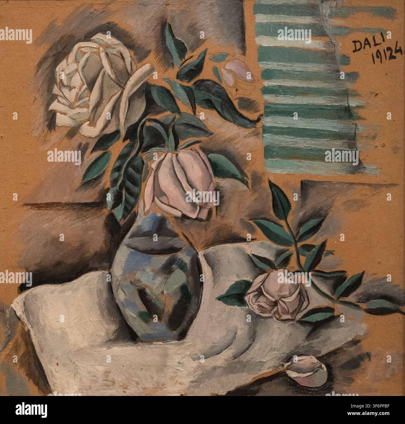 Dipinto di Salvador Dalí intitolato Bouquet al Museo Dalí Foto Stock