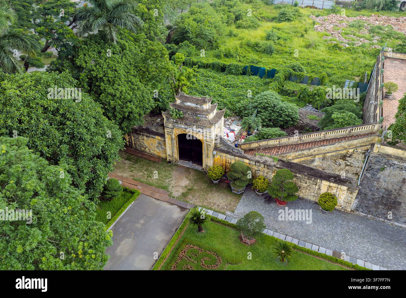 Cittadella imperiale Thang Long di Hanoi, Vietnam, inserita nella lista del patrimonio mondiale UNESCO. Foto Stock