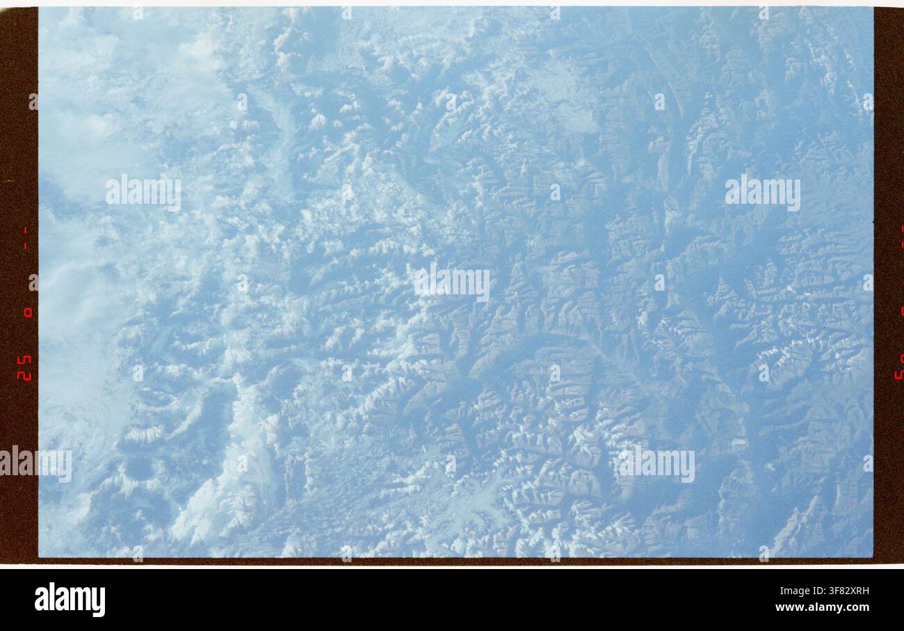 Osservazioni della Terra dalla navetta spaziale Atlantis (OV-104) durante la missione STS-46. Foto Stock