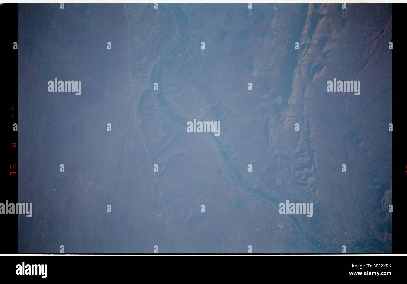 Osservazioni della Terra dalla navetta spaziale Atlantis (OV-104) durante la missione STS-46. Foto Stock