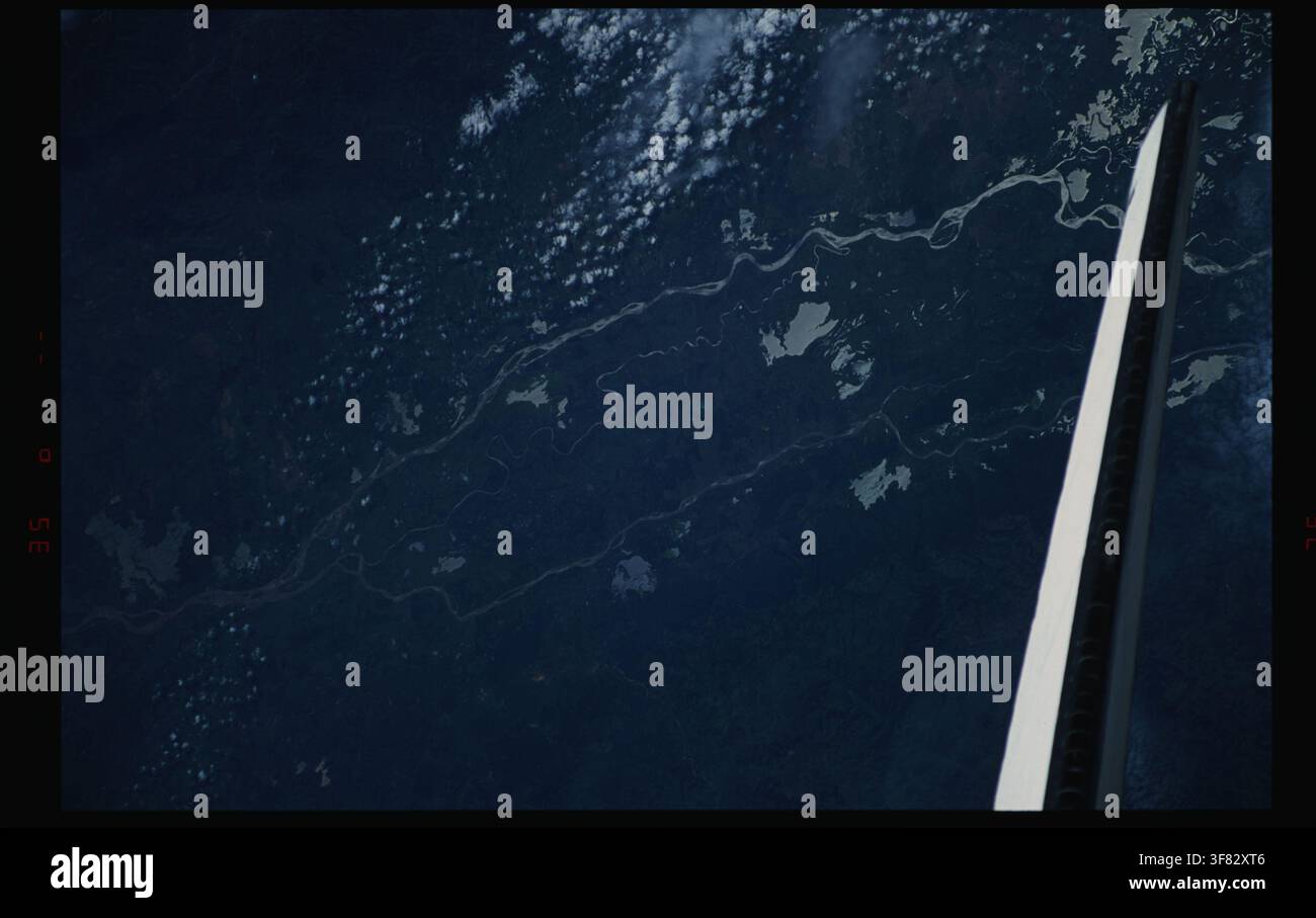 Osservazioni della Terra dalla navetta spaziale Atlantis (OV-104) durante la missione STS-46. Foto Stock