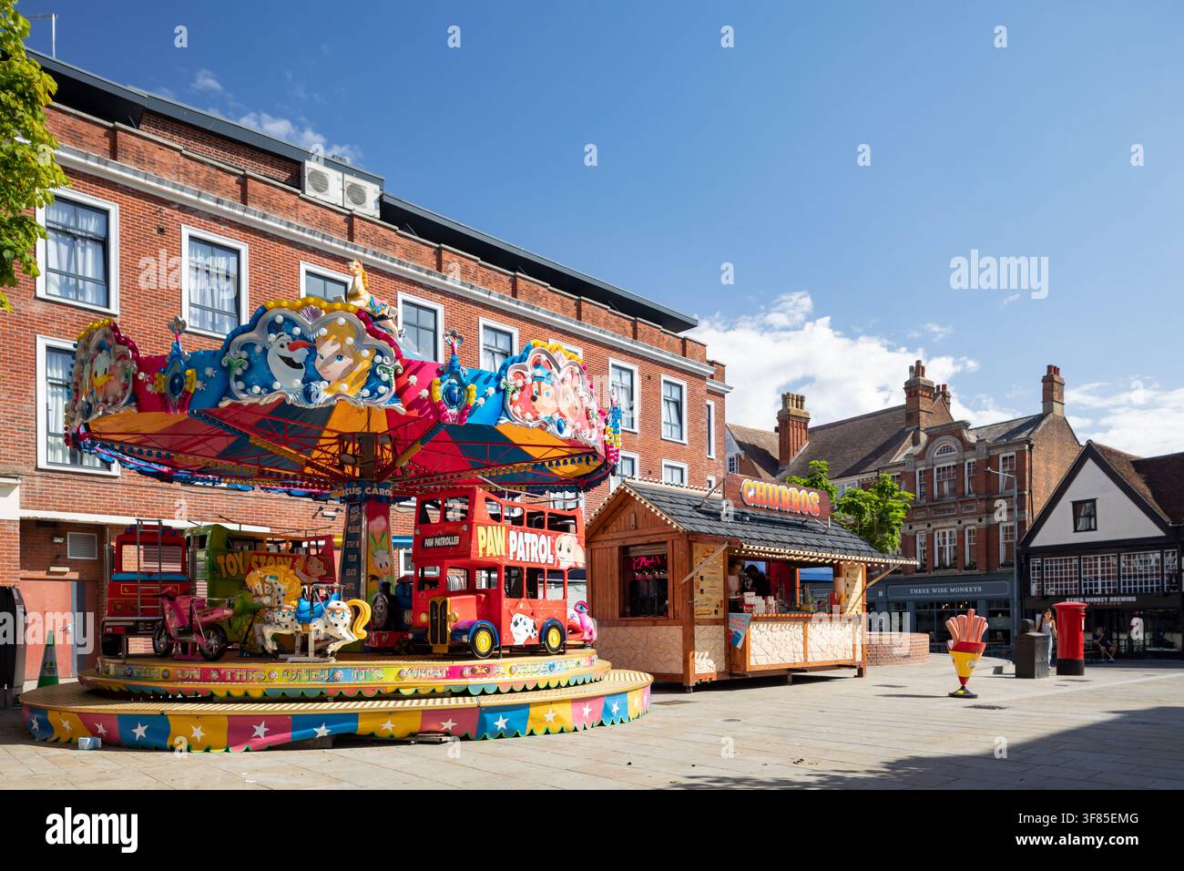 Centro città di Colchester, Essex, Inghilterra. Foto Stock