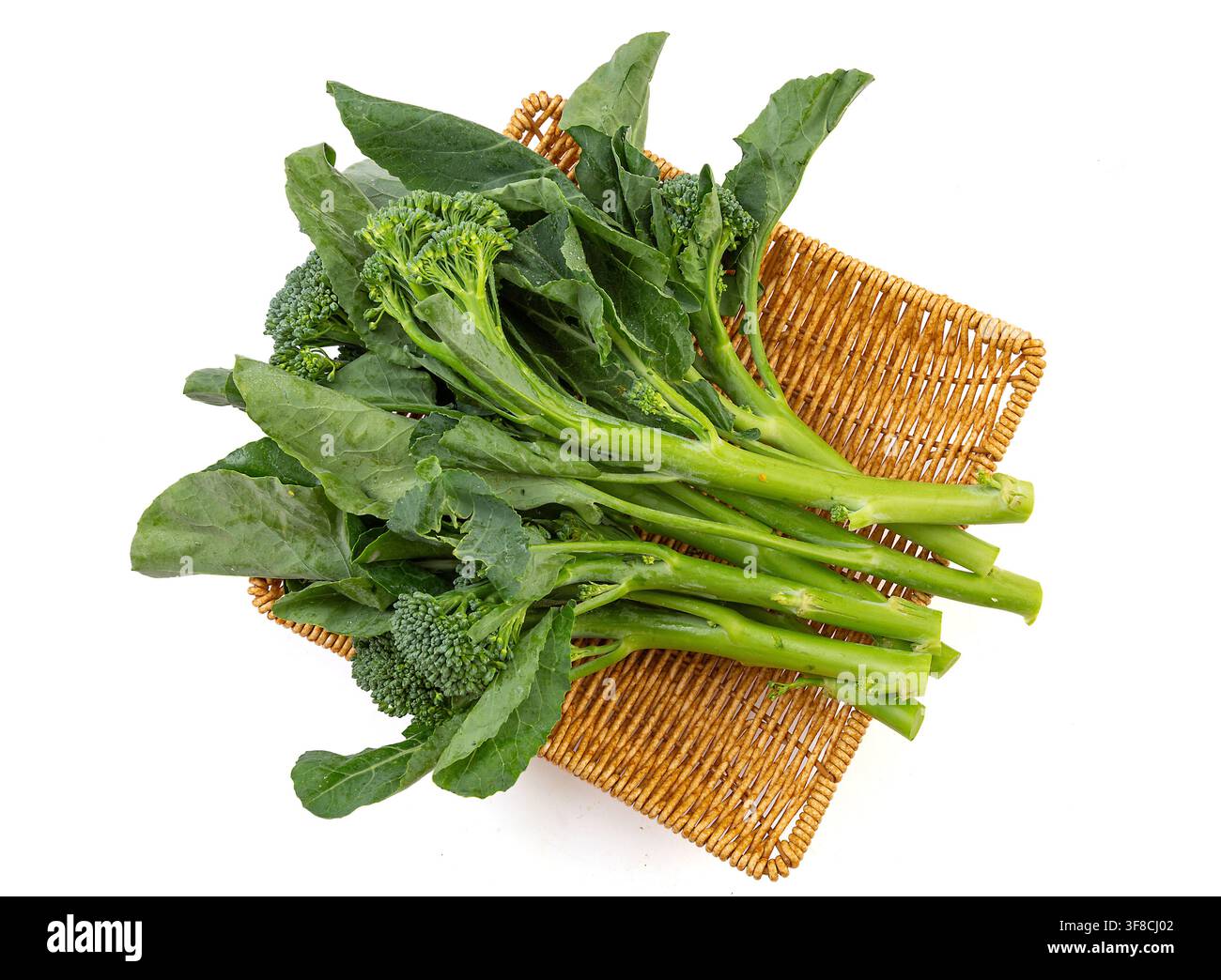 Freschi fioretti di Broccolini verde con steli teneri per una cucina gourmet salutare Foto Stock