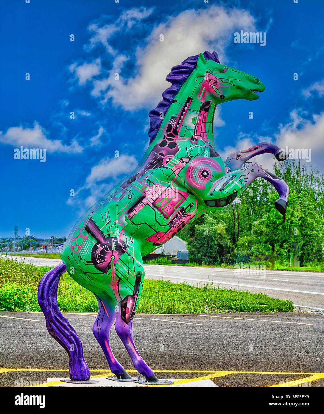 Painted Pony - Kahnawake Foto Stock