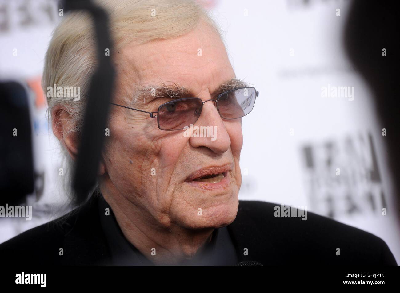 Attore americano Martin Landau a una proiezione di 'Frankenweenie', Austin, Texas, 20 settembre 2012. (Foto di John Anderson/The Austin Chronicle) Foto Stock