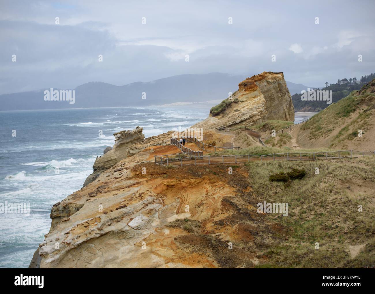 Area naturale dello stato di Kiwanda Foto Stock