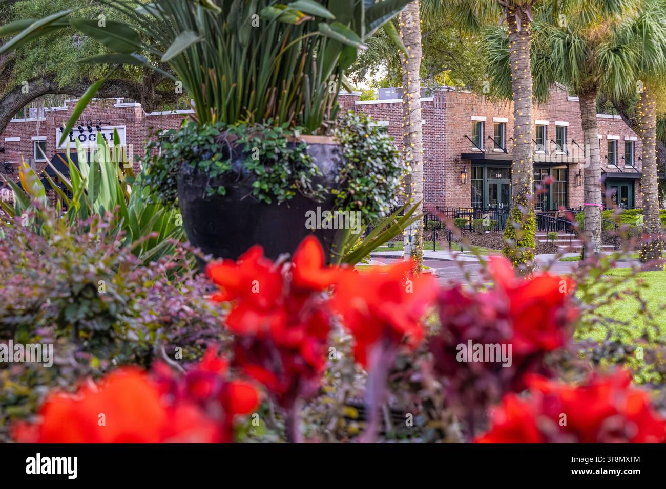 Mercato di Plant Street nel charmoso centro di Winter Garden vicino a Orlando, Florida. (USA) Foto Stock