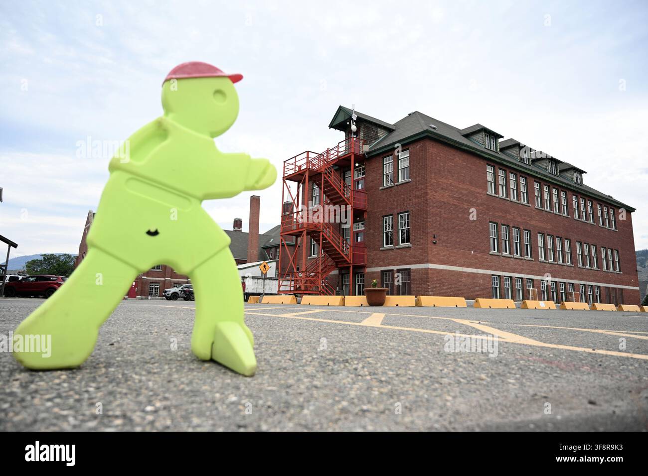 Kamloops, BC, Canada – 11 luglio 2026: Ex scuola residenziale indiana di Kamloops. Foto Stock