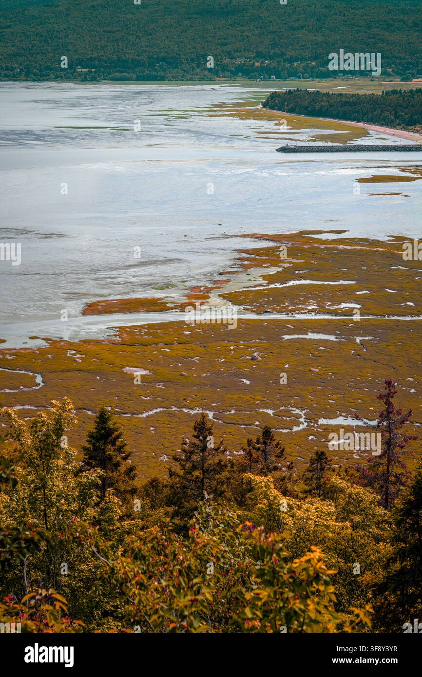 Costa di Baie-Saint-Paul, Canada Foto Stock