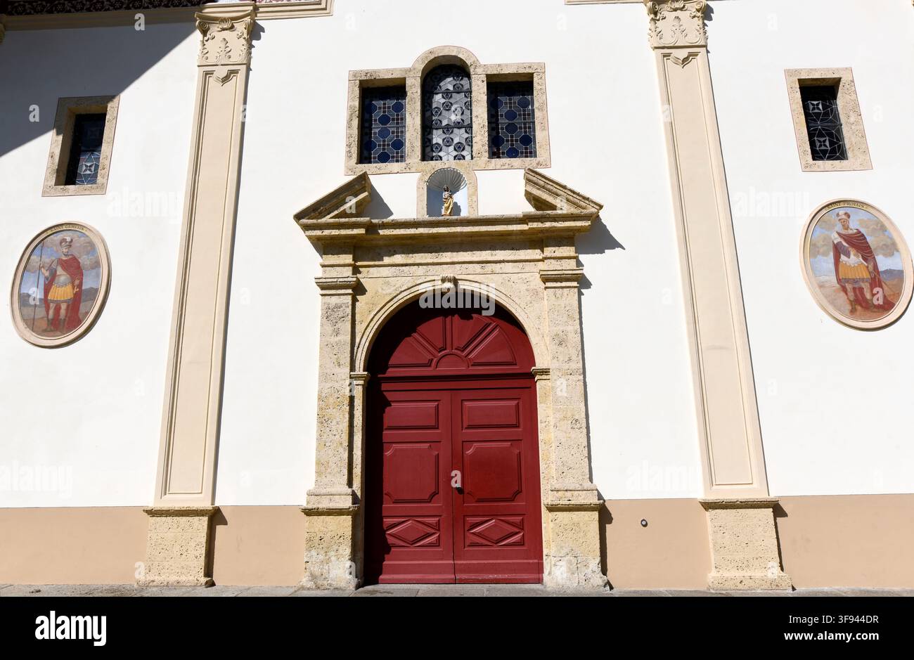 Saint-Gervais-les-Bains, chiesa (Barocco, XVII secolo). Haute-Savoie, Alvernia-Rodano-Alpi, Francia. Foto Stock