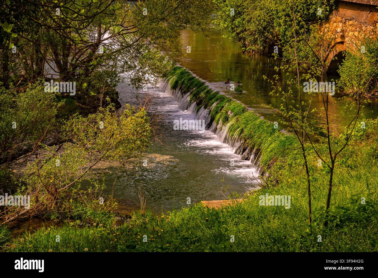 Dalmazia Croazia Parco nazionale di Krka - Roski slap Foto Stock