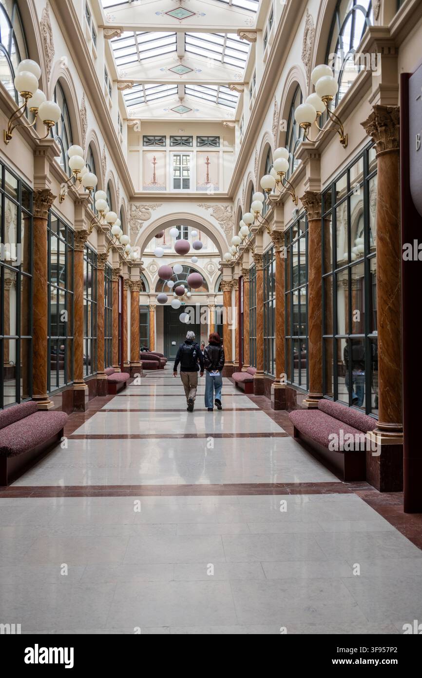 Galerie Colbert a Parigi, Francia Foto Stock