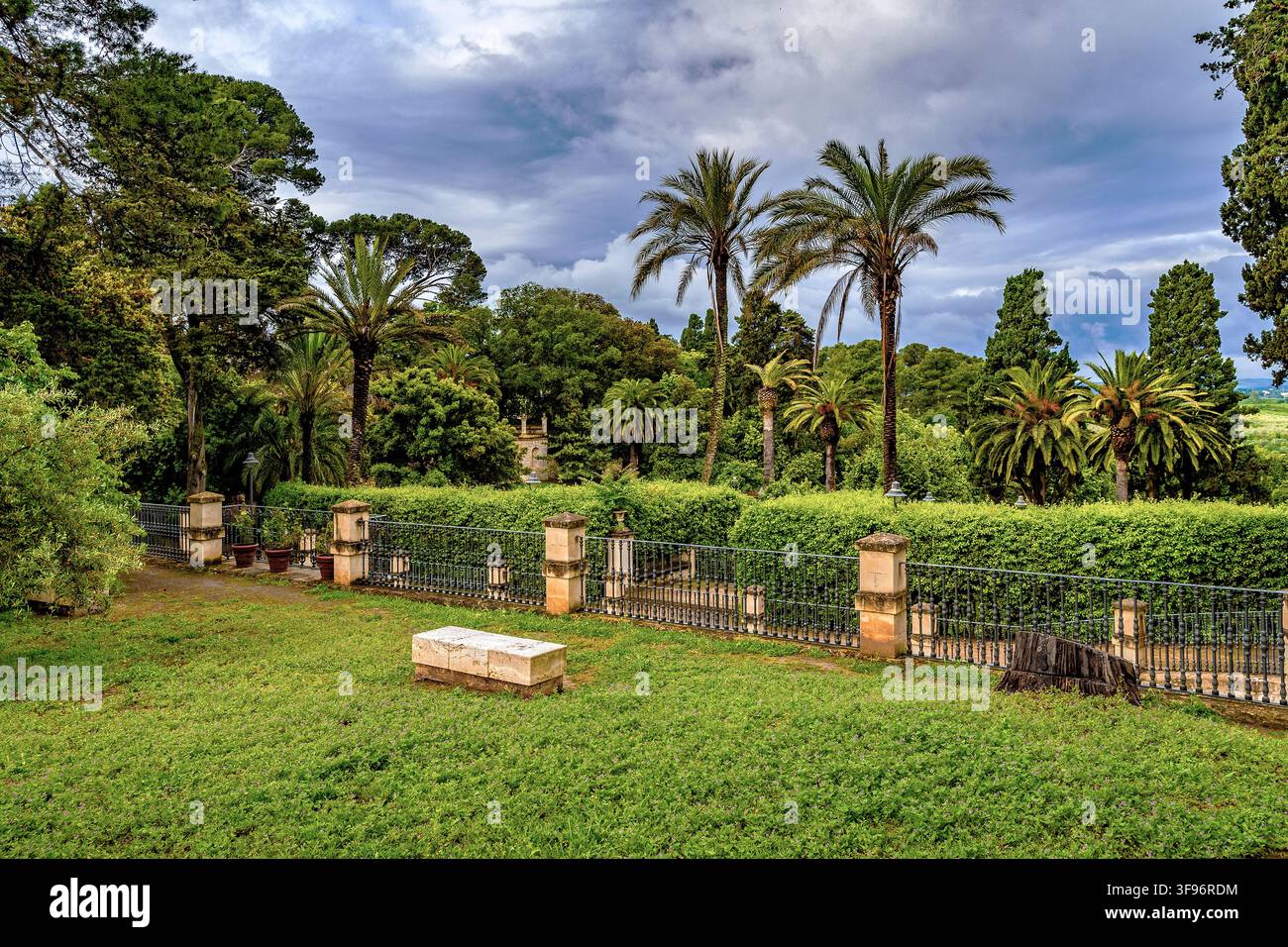 Italia Sardegna Sassari ingresso del parco Monserrato Foto Stock