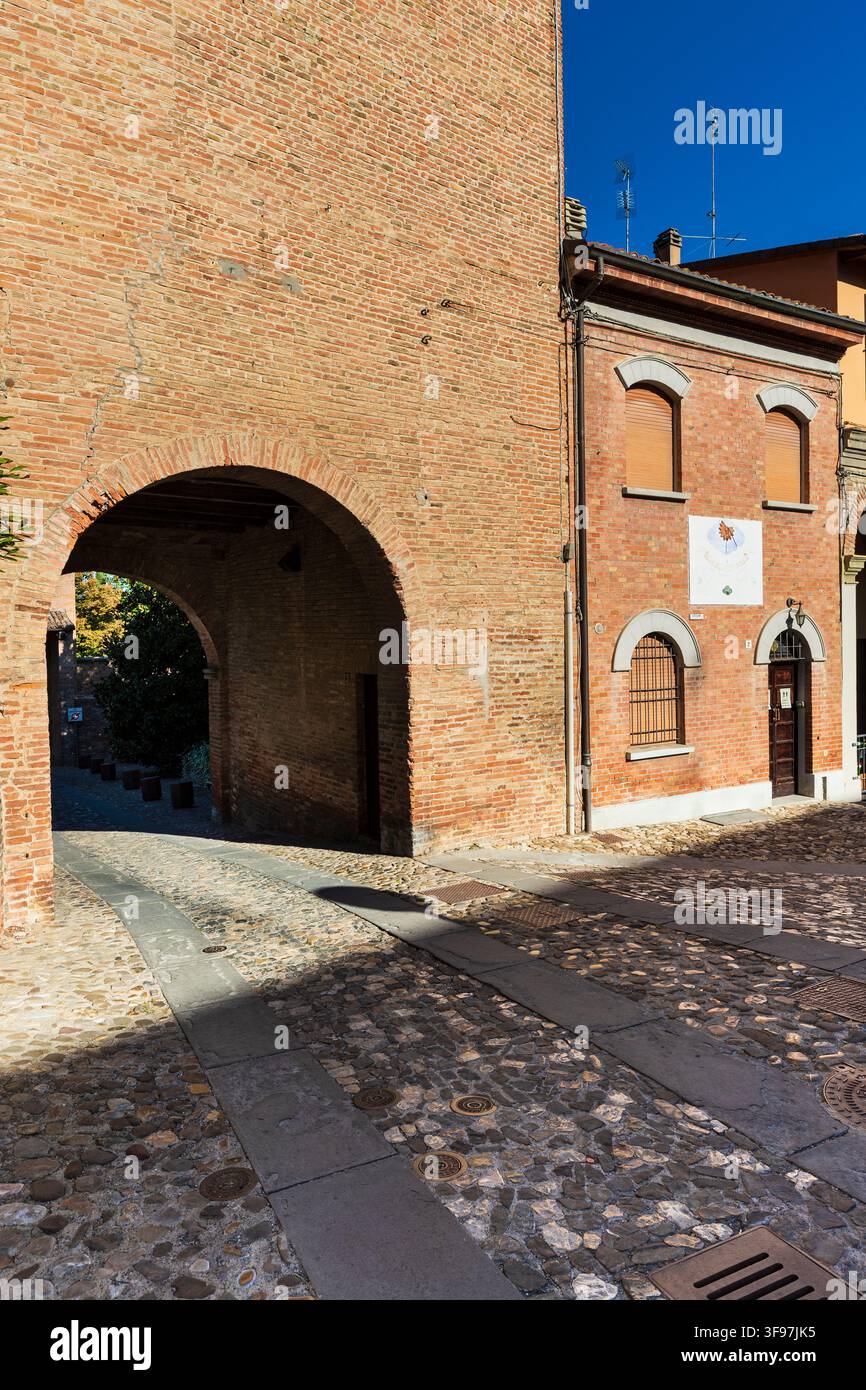 Italia Emilia Romagna Dozza - Rocchetta (Secolo XIII) Foto Stock