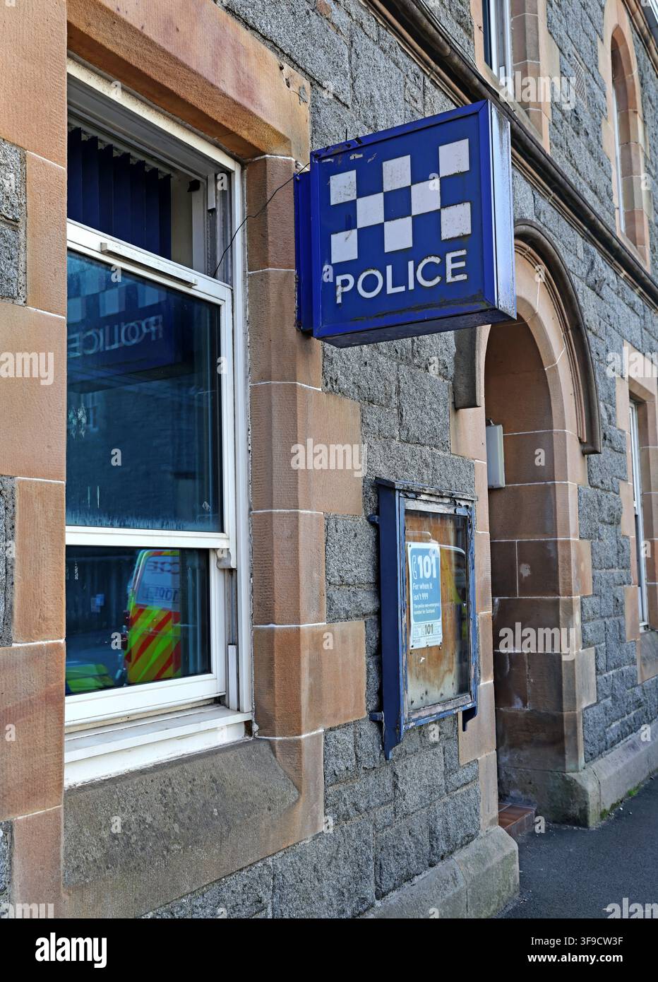 Stazione di polizia di Oban. Foto Stock