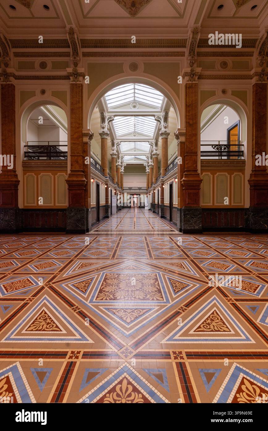 Interno, Smithsonian American Art Museum, Washington DC, USA Foto Stock