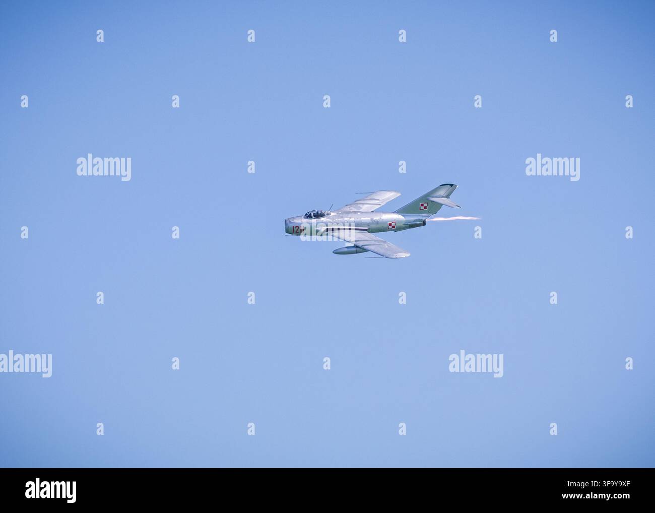 MiG-17F Jet della Guerra Fredda Foto Stock