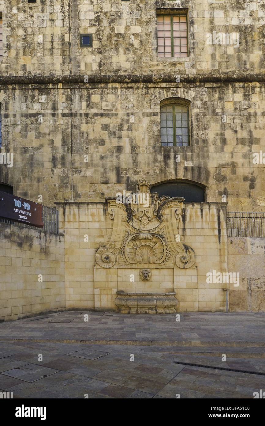 Malta? La Valletta, Fontana di Wignacourt Foto Stock