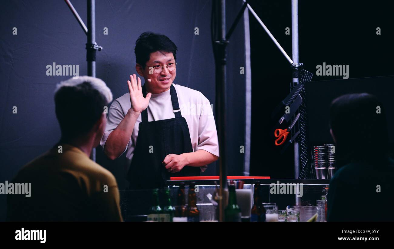 Edimburgo, Scozia, Regno Unito, 20 agosto 2026. Haribo Kimchi alle prove al Festival Theatre, mentre si prepara a fare il suo debutto scozzese al Festival Internazionale di Edimburgo. credit sst/alamy live news Foto Stock