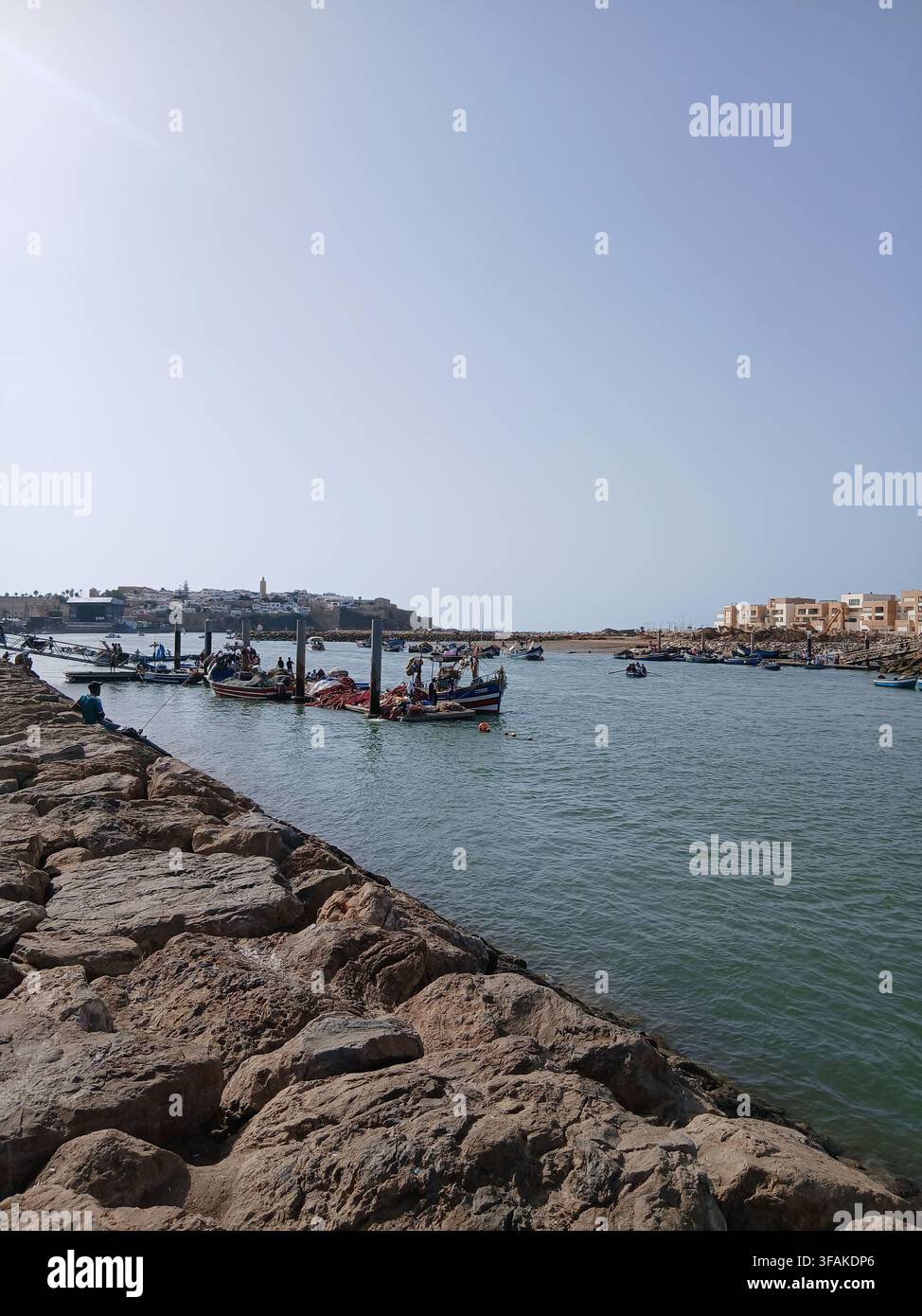 Una splendida vista in Marocco - Immagine stock catturata con smartphone