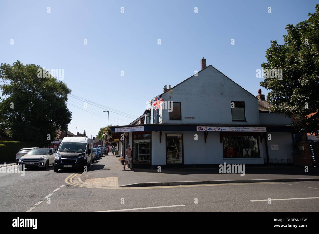 High Street, Sutton-on-Sea, Lincolnshire, agosto 2026 Foto Stock