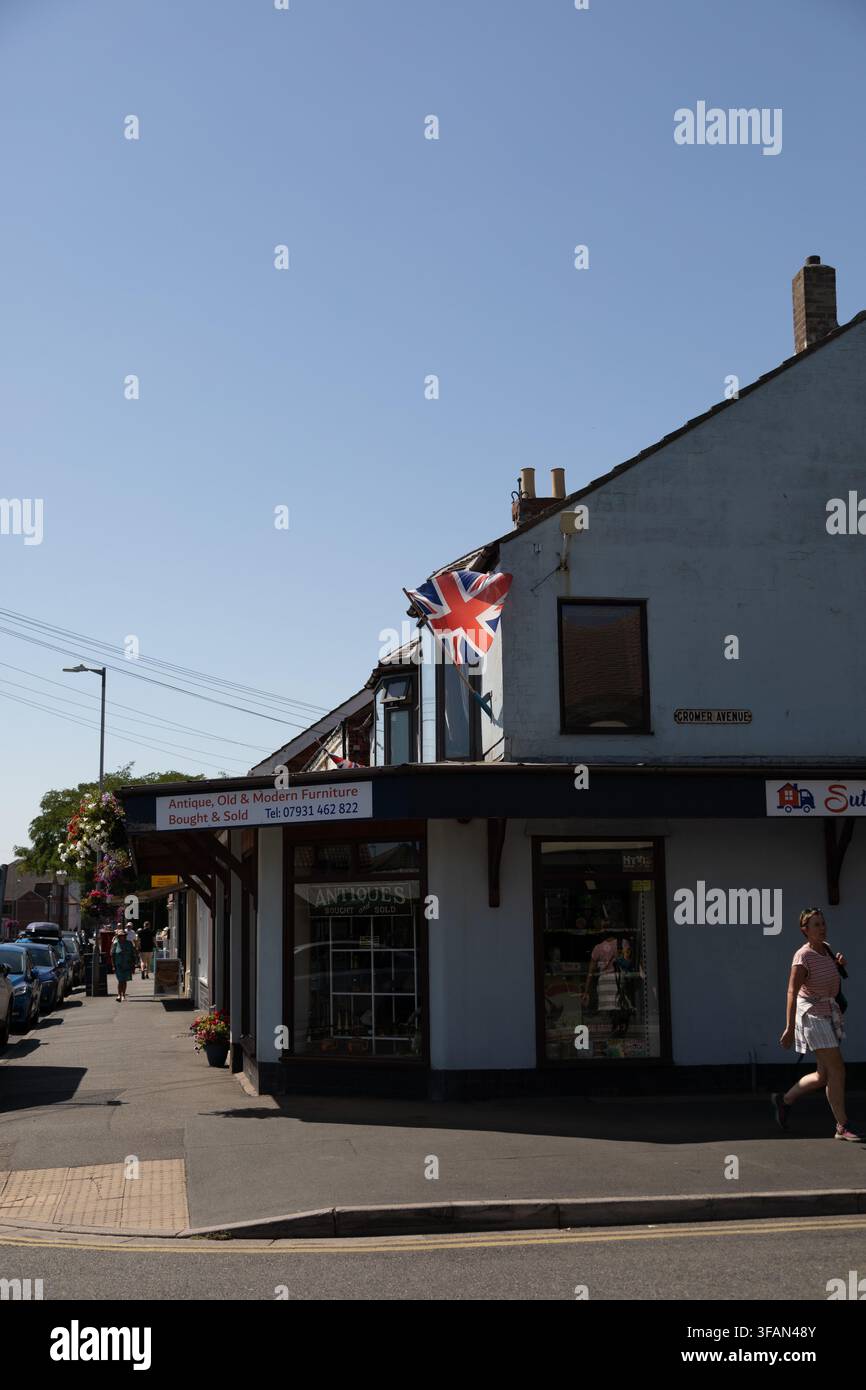 High Street, Sutton-on-Sea, Lincolnshire, agosto 2026 Foto Stock