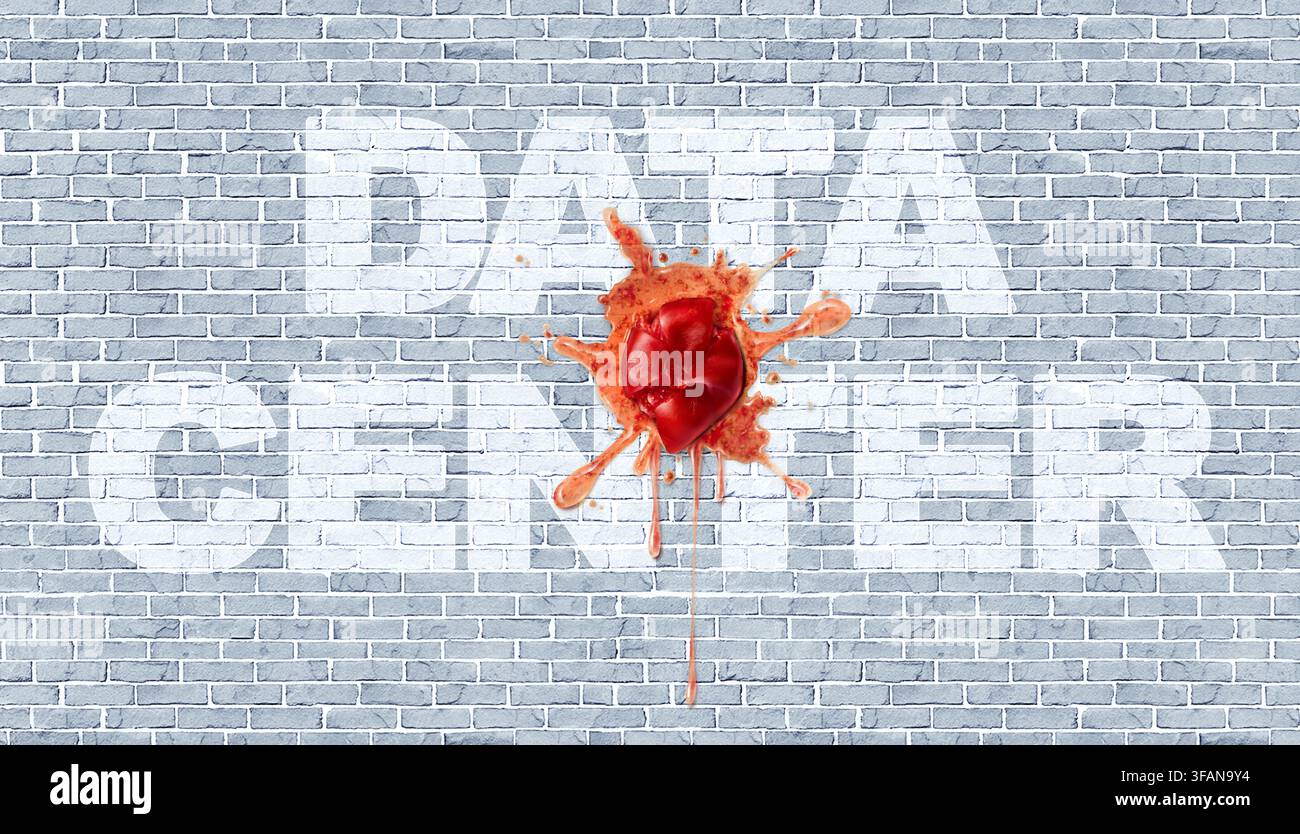 Proteste contro i data center e opposizione alle proteste dei data center come segno di rivolta pubblica contro le grandi installazioni tecnologiche come politica che ri Foto Stock